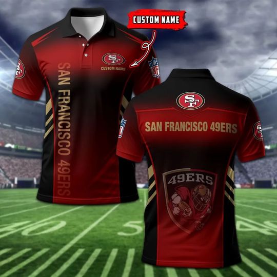 Discover San Francisco 49ers Personalized Men Polo Shirt