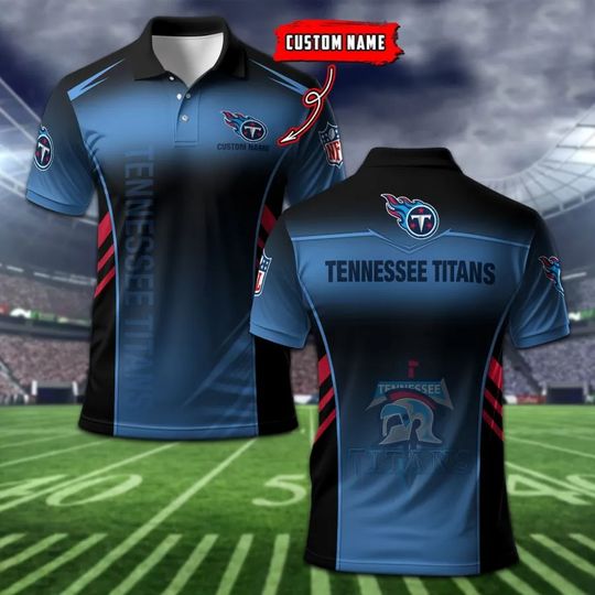 Discover Tennessee Titans Personalized Men Polo Shirt