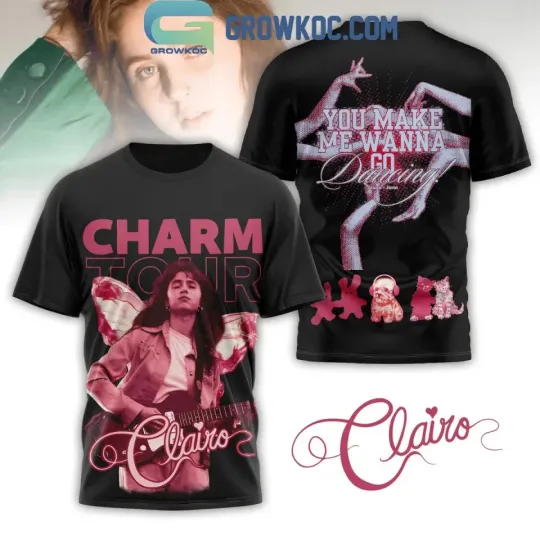 Discover Clairo Charm Tour You Make Me Wanna Go Dancing 3D T-Shirt