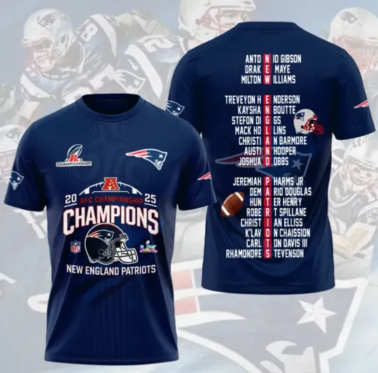 Discover Ne Patriott Champions Unisex 3D T-Shirt