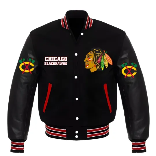 Discover Chicago Blackhawks Baseball Jacket, Baseball Jacket Gift for Fan