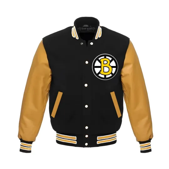 Boston Bruins Baseball Jacket, Baseball Jacket Gift for Fan