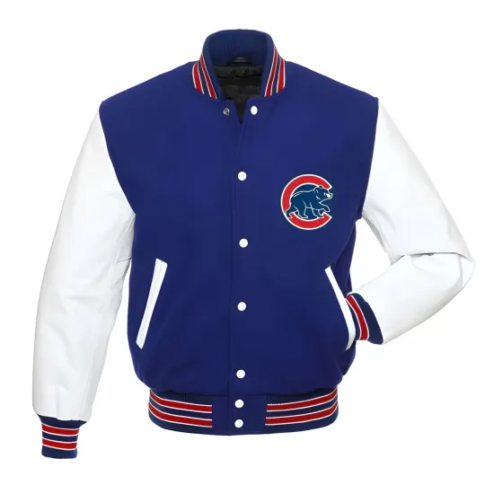 Chicago Cubs Baseball Jacket, Baseball Jacket Gift for Fan