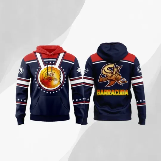 San Jose Barracuda Cudalympics 2026 All Over Print 3D Hoodie