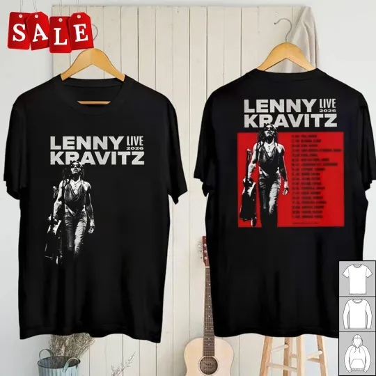 New LENNY KRAVITZ live tour 2026 Gift For Fans Unisex Shirt