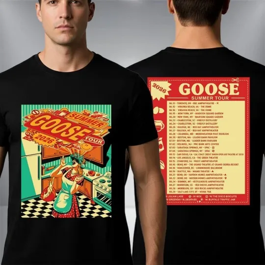 Discover Goose Summer Tour 2026 North America T-Shirt