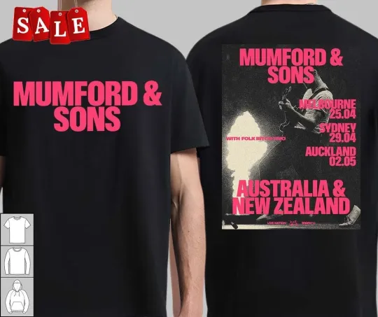 Discover New Mumford & Sons 2026 tour Gift Shirt