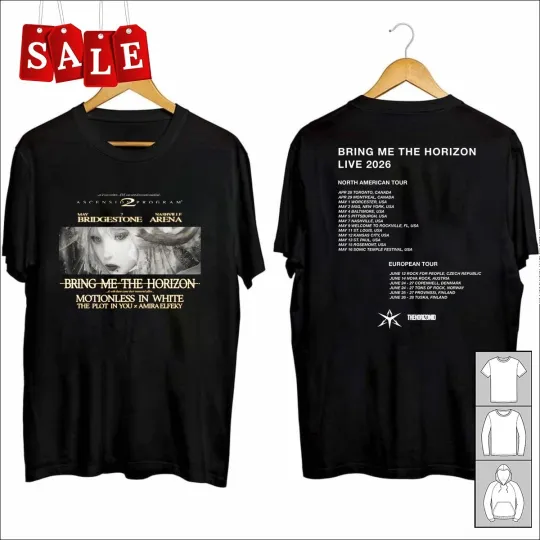 New Bring Me The Horizon 2026 tour Gift For Fans Unisex Shirt
