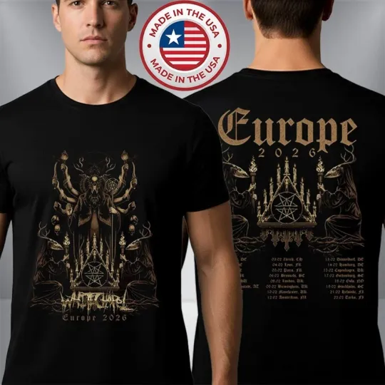Discover Whitechapel Europe Tour 2026 Inspired Unisex T-Shirt