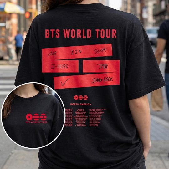 Discover World Tour B.T.S 2026 T-Shirt, Concert 2026 Shirt, Bangtan Comeback 2026 Shirt