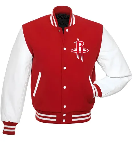Houston Rockets Baseball Jacket, Baseball Jacket Gift for Fan