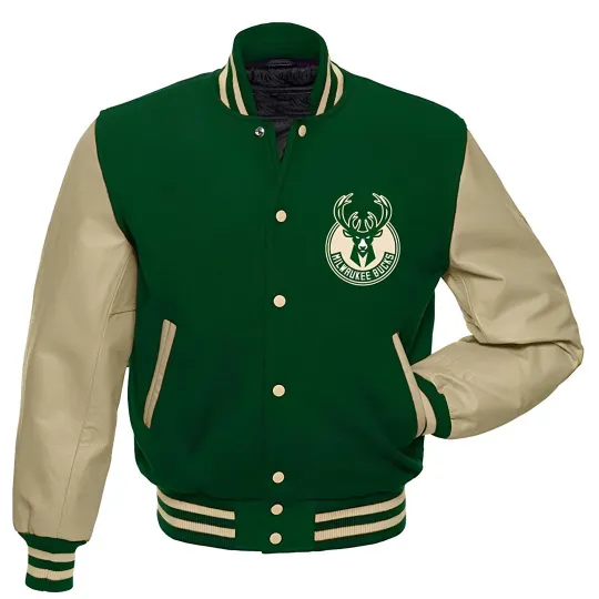 Milwaukee Bucks Baseball Jacket, Baseball Jacket Gift for Fan