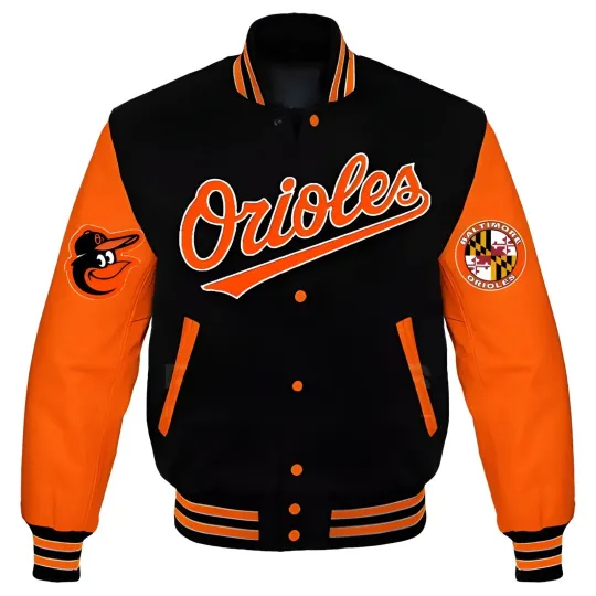 Baltimore Orioles Baseball Jacket, Baseball Jacket Gift for Fan