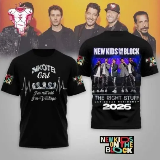 Discover NK on The Block Tour 3D Shirt