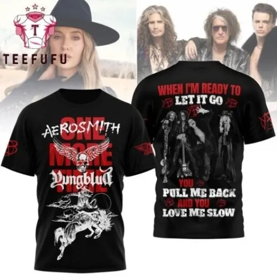 Aerosmith Yungblud One More Time AOP 3D T Shirt