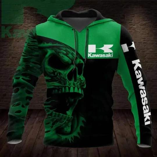 Kawasaki Racing Team 3D AOP Hoodie Unisex