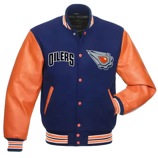 Discover Edmonton Oilers Baseball Jacket, Baseball Jacket Gift for Fan