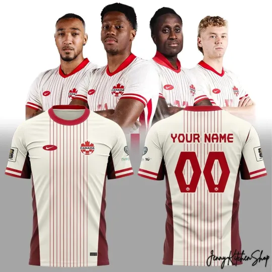 Discover Personalized Canada Soccer 2026 World Cup 3D Unisex T-Shirt All Size S-5XL