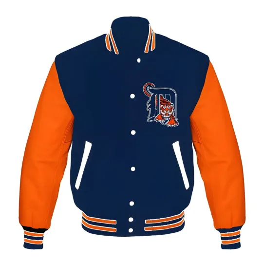 Detroit Tigers Baseball Jacket, Baseball Jacket Gift for Fan