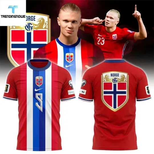 Discover Norway Football Team 2026 World Cup 3D T-Shirt Unisex S-5XL