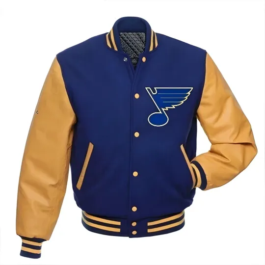 St. Louis Blues Baseball Jacket, Baseball Jacket Gift for Fan