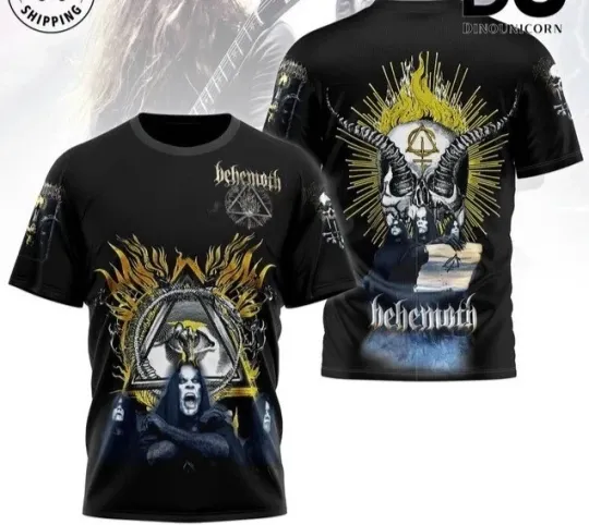 Behemoth Metal Band 3D T-Shirt Gift For Fan