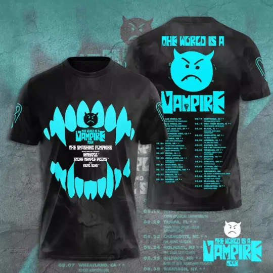 Discover Unisex The Sm.Ash.Ing Pu.Mpk.Ins 2025 Tour 3D T-Shirt