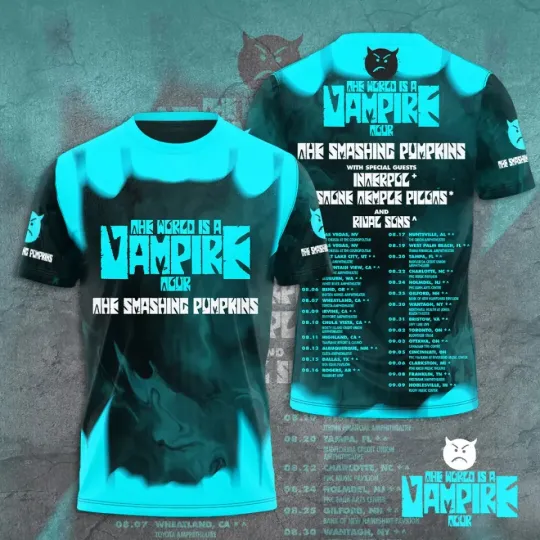 Discover The Sm.Ash.Ing Pu.Mpk.Ins 2025 Tour Unisex 3D T-Shirt