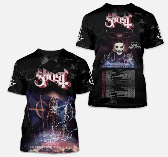 Ghost Band 3D Unisex T-shirt, gift for fans