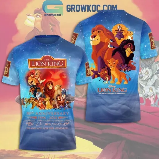 Discover Disney Lion 30th Anniversary Screenings Thank You T Shirt 3D
