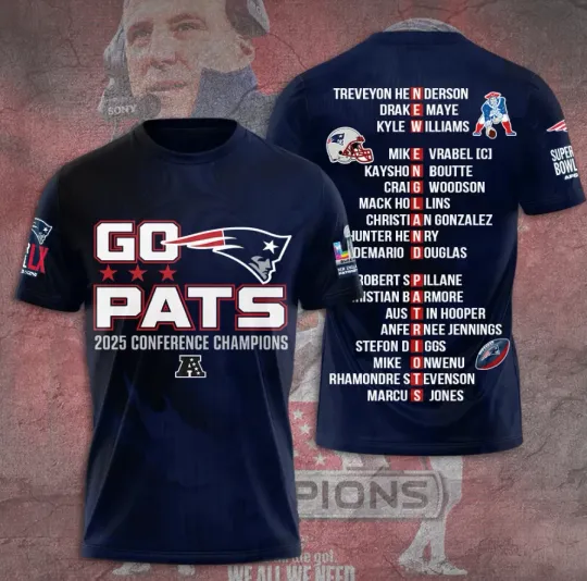Discover N-England Patrio1T Afc Champions 2025 3D T-Shirt