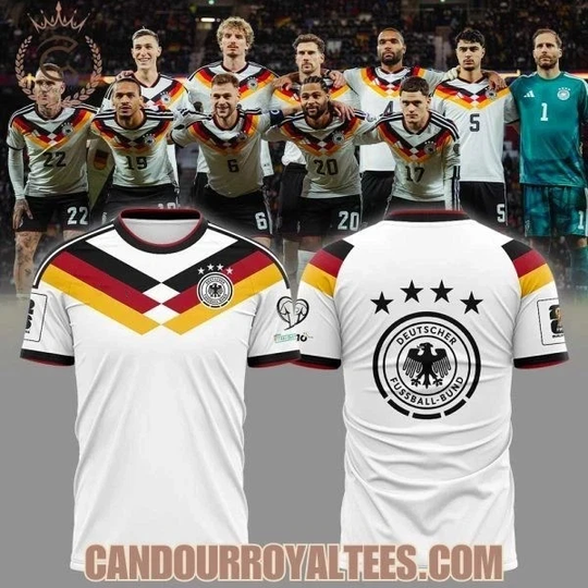 Germany Team World Cup 2026 Uniform 3D Unisex T-Shirt S-5XL