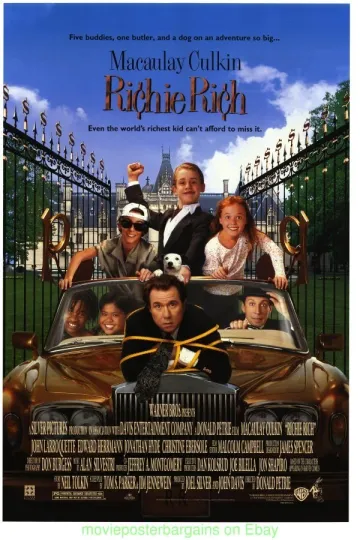 Richie Rich Movie Poster Macaulay Culkin Poster