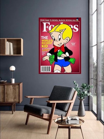 Discover Richy Rich Forbes Success Canvas Wall Art Collection for Investors Free Shipping Highest Quality Life Time Warranty Great Gift