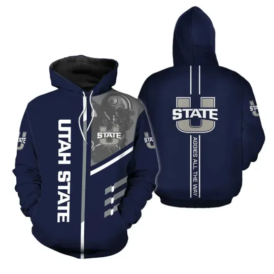 Discover Utah States Aggie Special Edition All Over Print 3D Hoodie