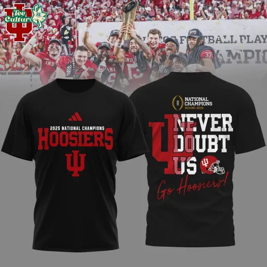 Discover Indiana Hosiers | Premium 2026 CFP National Champions 3D Shirt