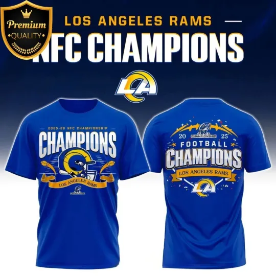 LA Ram 2025-26 NFC Championship Champions T-Shirt