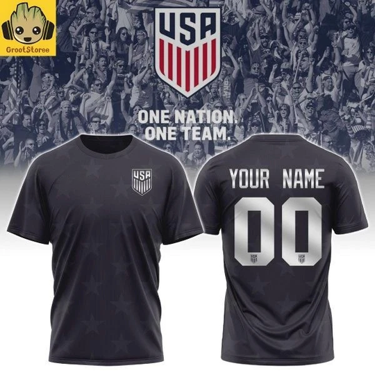 Discover USA National 2026 Away Jersey Personalized T-Shirt 3D