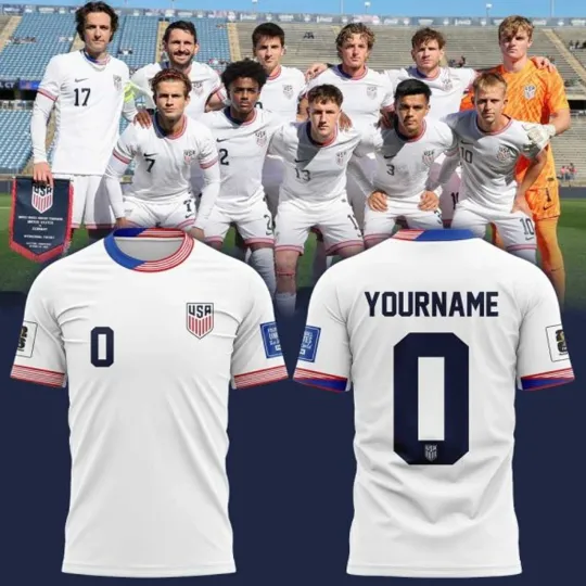Discover U.S. Soccer 2026 World Cup Home All Over Printed Gift For Fans