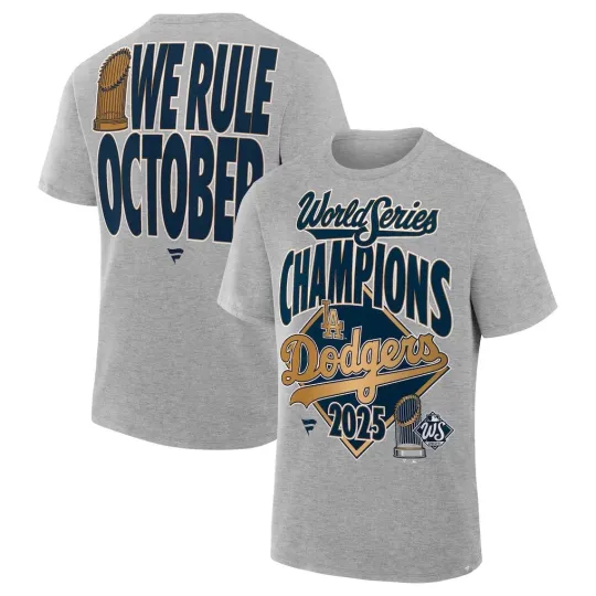 Big And Tall Los Angeles Dodgers World Series Champs Locker Room T-Shirt