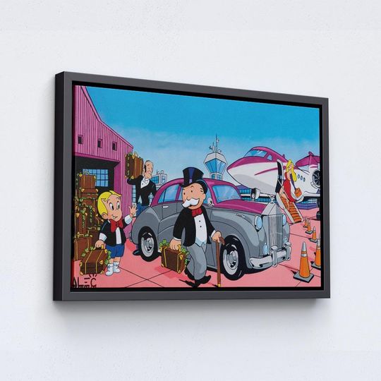 Monopoly Man Poster - Luxury Wall Art, Richie Rich, Money Wall Decor, Vertical Premium Matte Poster