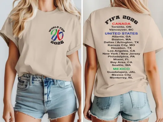 Discover World Cup 2026 T-Shirt, Soccer FIFA Tee