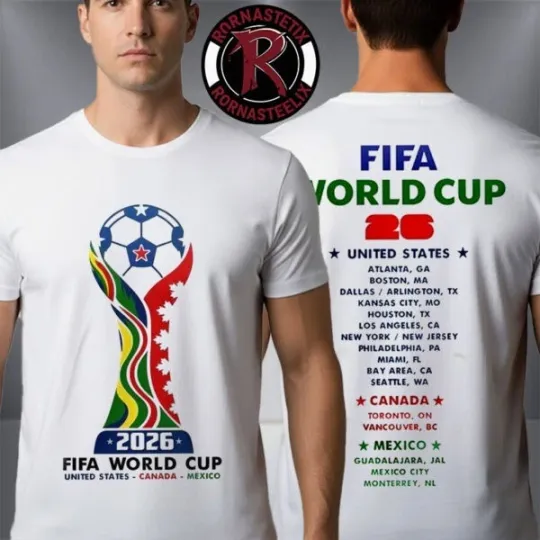Discover FIFA World Cup 2026 United States America The Host Schedule Venue Unisex T-Shirt