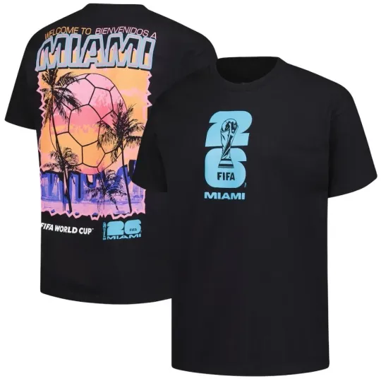 Discover 2026 FIFA World Cup Outerstuff Miami Host City Local T-Shirt - Black