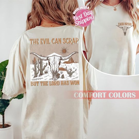 Discover Comfort Colors The Devil Can Scrap But The Lord Has Won Shirt