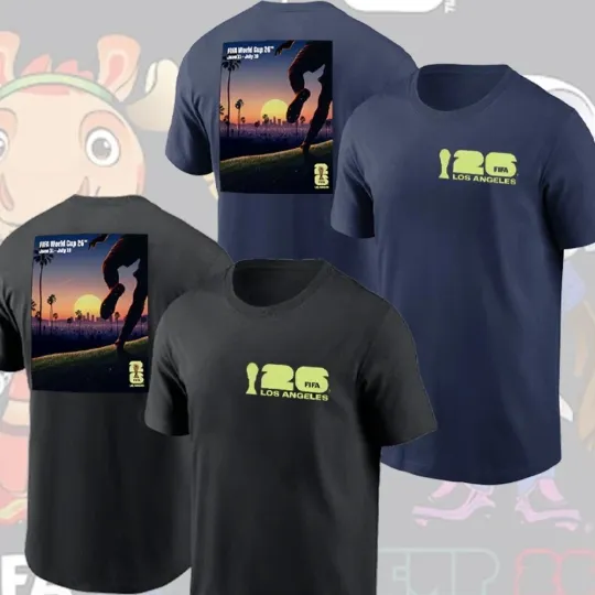 Discover 2026 FIFA World Cup Outerstuff Los Angeles Host City Poster Graphic Fans Gift