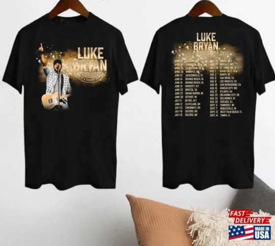 Luke Bryan Mind Of A Country Boy Tour 2024 T-Shirt