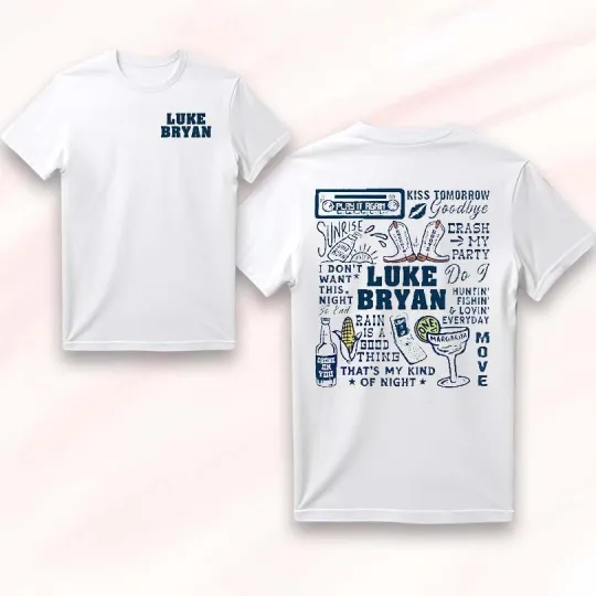 Luke Bryan All the Hits T-Shirt