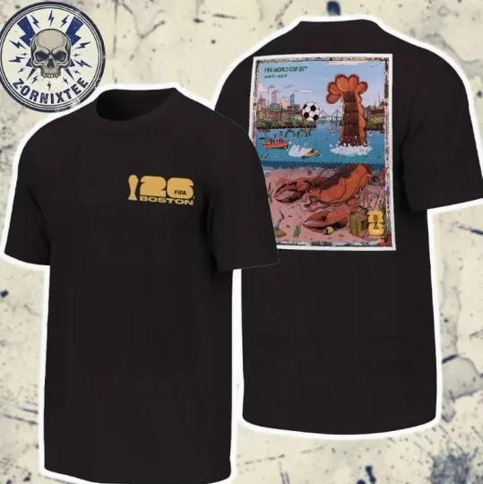 Fifa World Cup 2026 Boston Host City On June 11 To July 19 T-Shirt