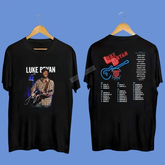 2025 Luke Bryan Country Song Came On Tour Concert T-Shirt